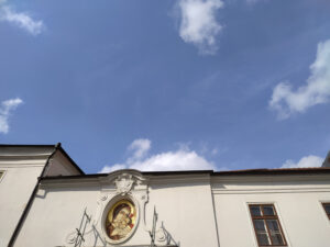 mozaika Brno, klášter bratří minoritů, ulice orlí