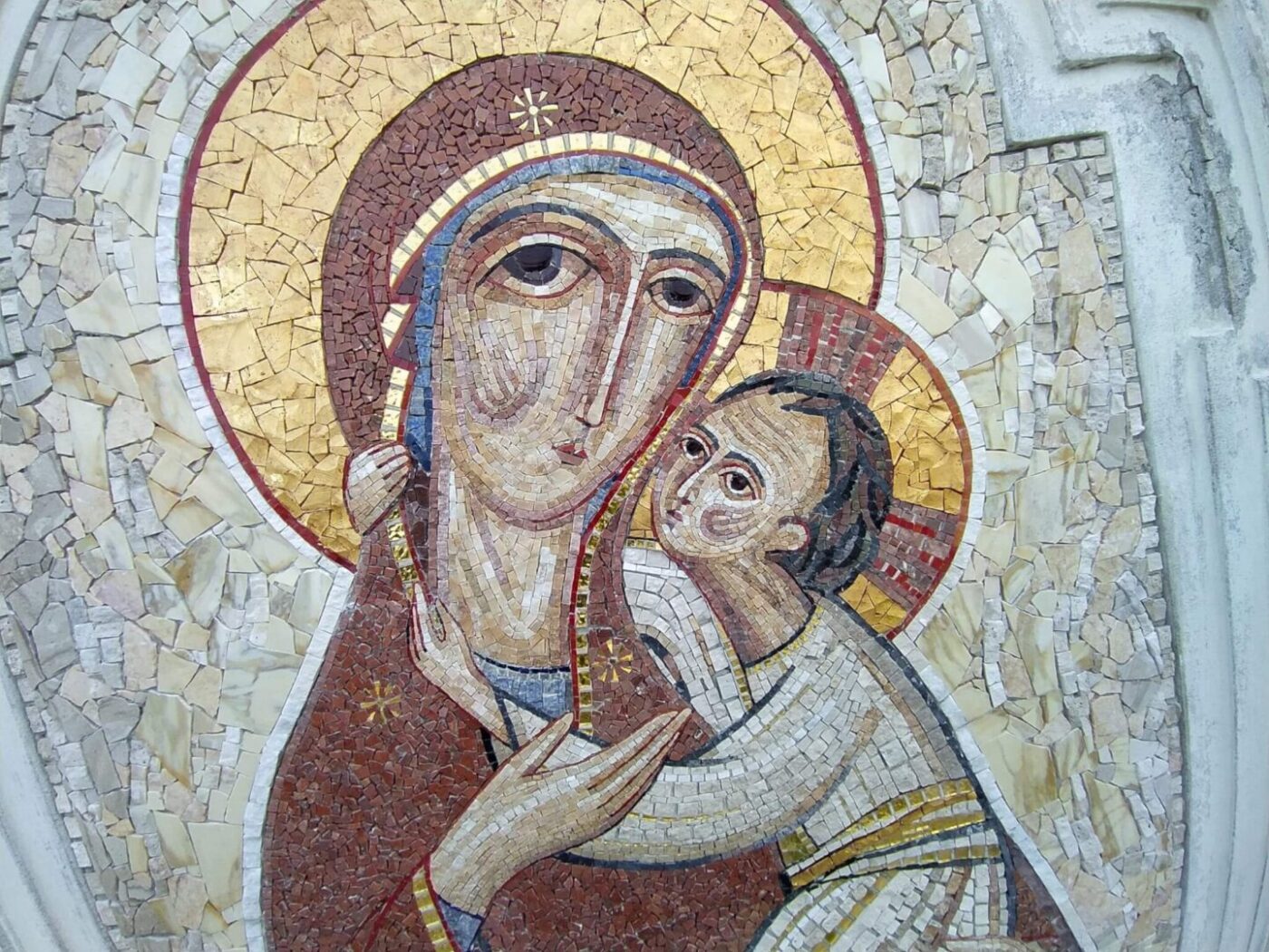 Mozaika Panny Marie v Budišově nad Budišovkou