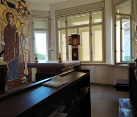 Brno kaple sester těšitelek, rajhrad, generalát v masarykově čtvrti, mozaika